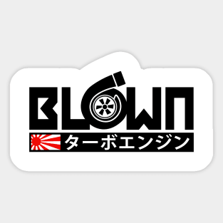 Blown - Turbo Engine Sticker